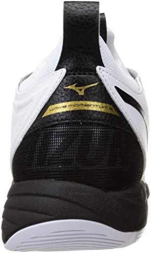 [ミズノ] バレーボールシューズ ウエーブモーメンタム 2 インドア ホワイト/ブラック/ゴールド 30.5 cm 2.5E