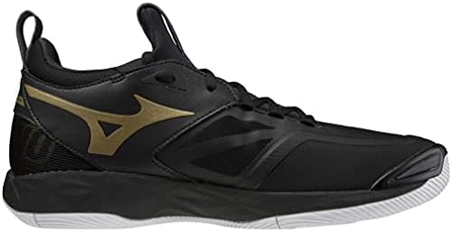 [ミズノ] バレーボールシューズ ウエーブモーメンタム 2 インドア ブラック/ゴールド/ホワイト 25.0 cm 2.5E