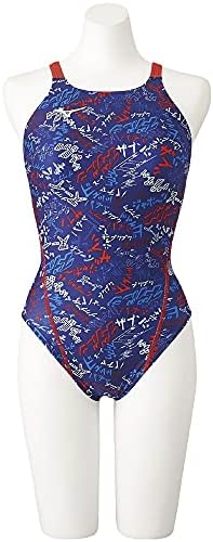 MIZUNO(ミズノ) スイム 水泳 フィットネス 水着 ジム用 レディース エクサースーツ ミディアムカット N2MA1783 14:ネイビー サイズ:S