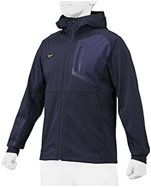 (ミズノ) MIZUNO テックシールドフーディ Oサイズ ディープネイビー