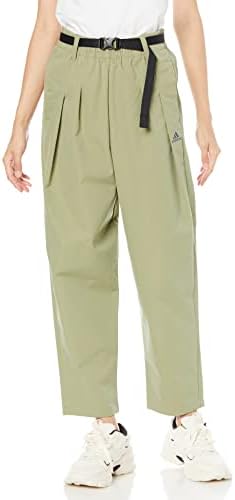 アディダス(adidas) ロングパンツ ルーズフィット テーパード 9/10パンツ レディース BT874-HM2775 オービットグリーン Mサイズ