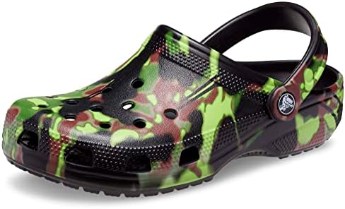 [クロックス] クラシック スプレー カモ クロッグ 208261-001 ブラック 25cm