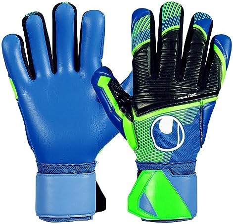 uhlsport (ウールシュポルト) 試合用 サッカー GK アクアソフト ハーフネガティブ 1011314 01 8号 フローグリーン パシフィックブルー