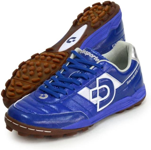 [デスポルチ] フットサルシューズ 人工芝用 サンルイスKT III DS-2045 ダークネイビー×ミラーシルバー 26.5 cmの通販は 12,474円