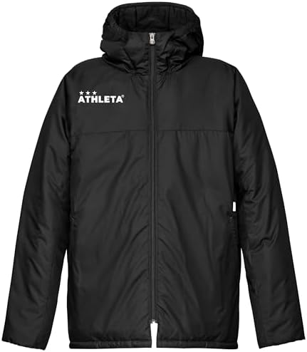 [アスレタ] 中綿ハーフコート Sサイズ BLK