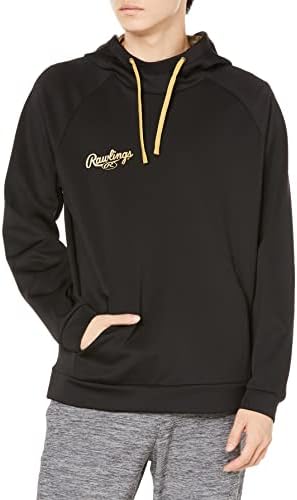 (Rawlings) 野球用 大人用 ストレッチニットプルオーバーシャツ AOS10F06 ブラック／ブラック サイズ S