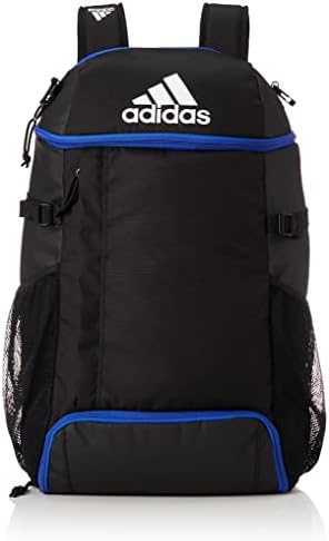 adidas(アディダス) aidas(アディダス) サッカー ボール用 デイパック 小学生 黒色×青色 ADP31BKB ADP31BKBの通販は