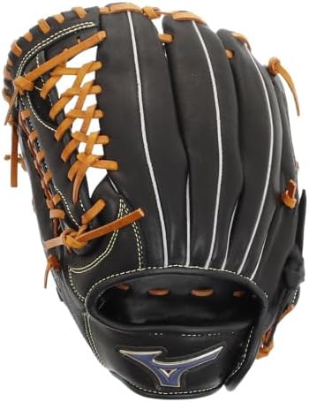 ミズノ(MIZUNO) ジュニア ソフトボール用グラブ セレクトナイン Soft Plus 1AJGS10620 0959H 左投げ (ブラック×ブラウン/FF/Jr)の通販は