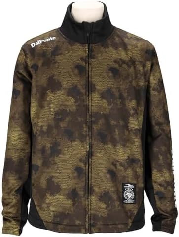 DalPonte(ダウポンチ) 秋冬 FW サッカー フットサル 極暖トレーニングジャージジップスタンドカラー BLACKxGOLD XLサイズ DPZ0396