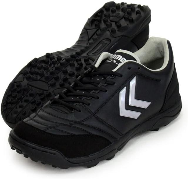 [ヒュンメル] フットサルシューズ アピカーレ5 SL WIDE TF ブラック×シルバー(9095) 26.5cm