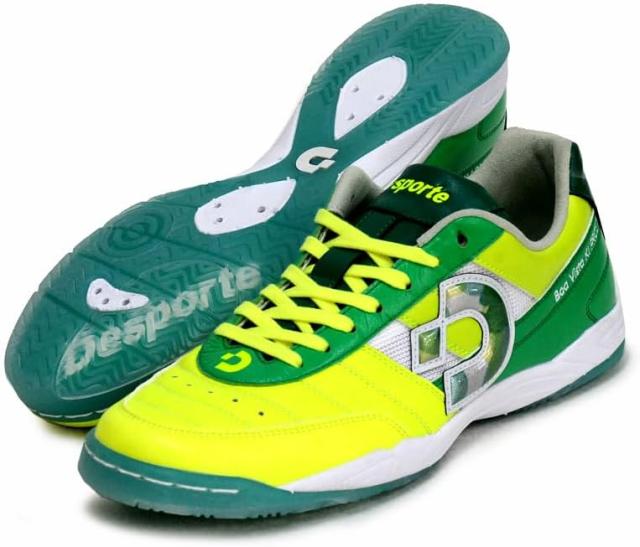 [デスポルチ] フットサルシューズ 20周年記念モデル ボアビスタKI PRO II LTD F-YEL×KG-CAMO 28.5 cm