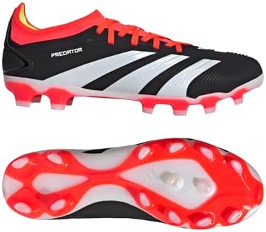 [アディダス] サッカースパイク プレデター 24 プロ HG/AG コアブラック/フットウェアホワイト/ソーラーレッド(IG7733) 26.5cm