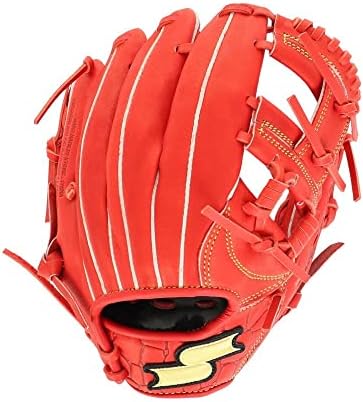 SSK(エスエスケイ) 少年軟式スーパーソフトオールラウンド用 野球 グローブ 軟式野球グローブ WJJ2 (32)Bオレンジ L 左手用(右投げ)