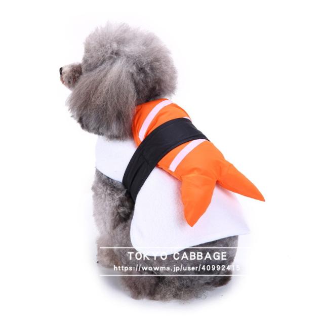 犬猫コスチューム 犬寿司コスプレ ペットコスチューム 秋冬服 犬 犬猫コスチューム 犬寿司コスプレ ペットコスチューム 秋冬服 犬