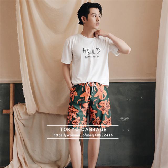 2021 ペア水着 水着セット 体型カバー カップル水着 ワンピースタイプ