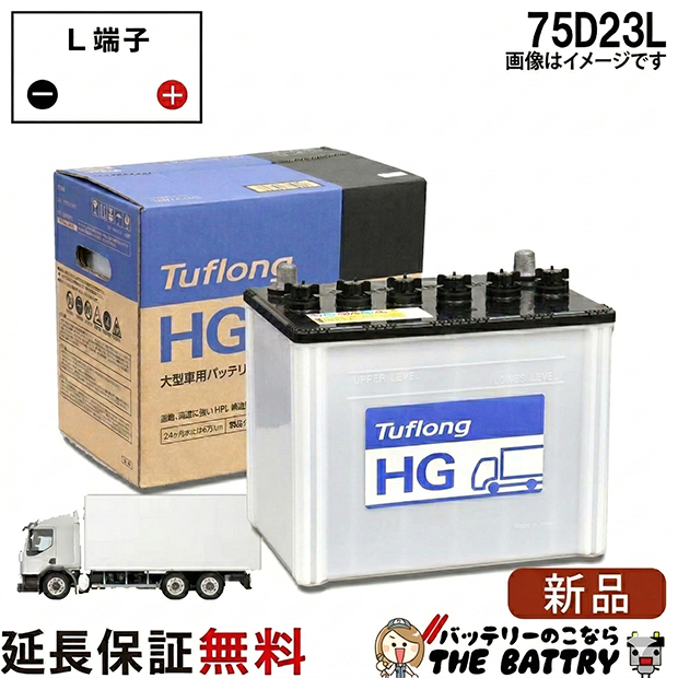 75D23L バッテリー 自動車 業務車用 エナジーウィズ 昭和電工 日立 後継品 ﾀﾌﾛﾝｸﾞ HG 互換 55D23L 60D23L 65D23L 70D23L