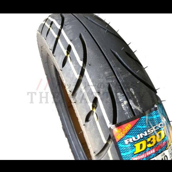 90/90-10 D307 50J チューブレス ダンロップ バイク スクーター 原付 