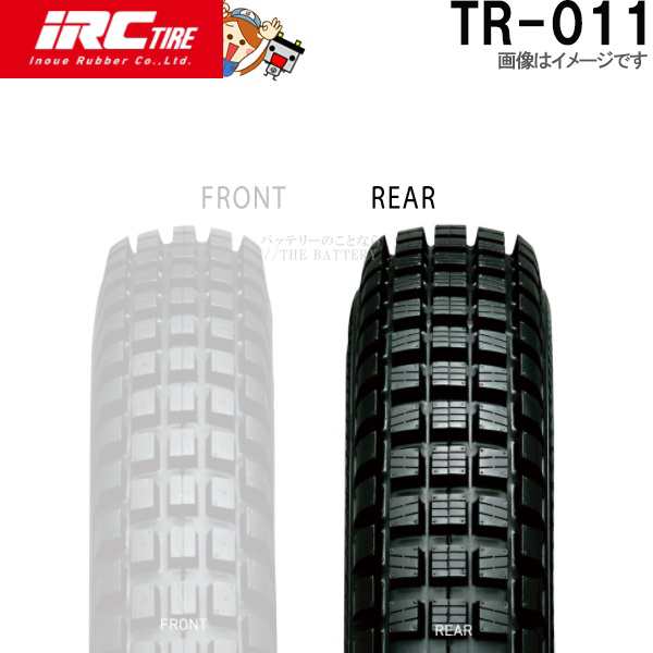 TR-011 R 4.00R18 4PR WT IRC トライアル 競技専用 公道走行不可 の通販は 9,840円