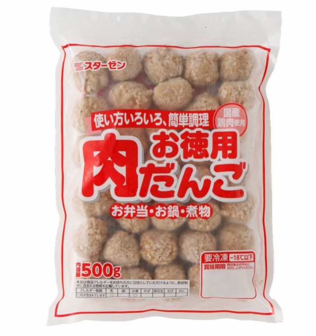 肉だんご お徳用 3kg（500g×6）冷凍食品 送料無料 業務用 大容量 スターゼン 国産鶏肉 お惣菜 おかず おつまみ お弁当 つくね セット  小の通販はau PAY マーケット - スターゼン株式会社