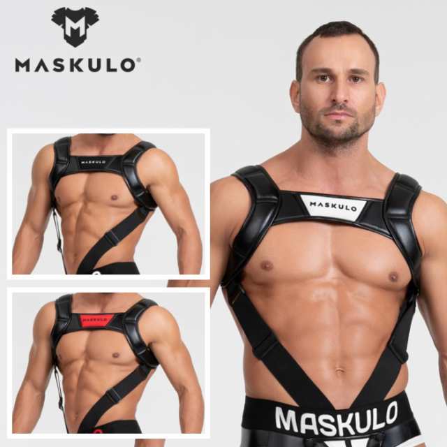 男性用 C-RING Cリングハーネス メンズ ボンテージ コスプレ ステージ パーティ Gogo 衣装 Maskulo マスクロ ARMORED ブルドッグハーネス