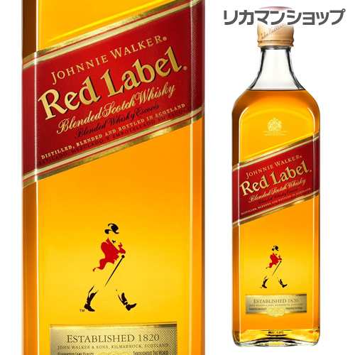 ジョニーウォーカー 赤ラベル １Ｌ ブレンデッドウイスキー レッド