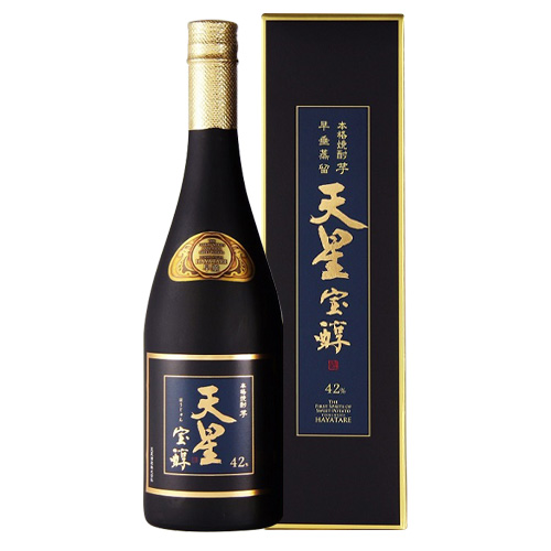焼酎 芋焼酎 天星宝醇 黒 42度 720ml 鹿児島県 天星酒造 黄金千貫 黒麹 常圧 早垂蒸留 いも焼酎 てんせいほうじゅん　高アルコールの通販は