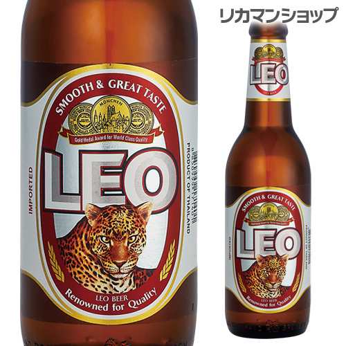 レオ ビール330ml 瓶 発泡酒 輸入ビール 海外ビール タイ Leo リオビール 長sの通販はau Pay マーケット お酒の専門店リカマン