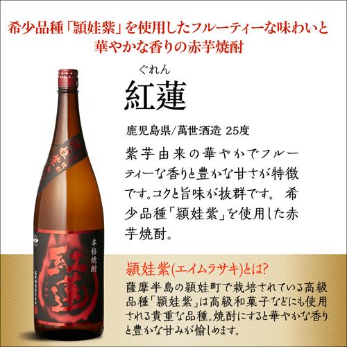4/26限定 Pontaパス会員様のみ ポイント5％還元 芋焼酎 赤芋＆紫芋 フルーティー焼酎 飲み比べセット 1800ml 5本 長S_9
