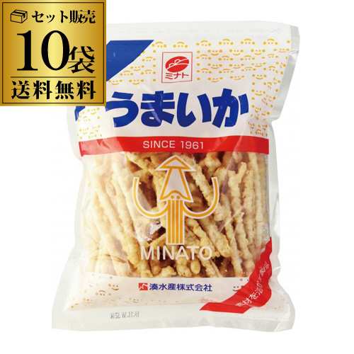 湊水産 うまいか 1袋290g×10 送料無料 1袋あたり1 いか するめ スルメイカ イカフライ フライ 大豆白絞油 虎S