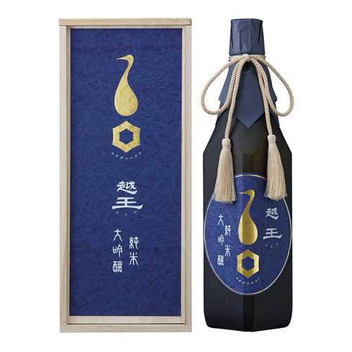 日本酒 越後鶴亀 越王 こしわ 純米大吟醸 菖蒲 あやめ15度 720ml 兵庫県特A地区 山田錦100％ 新潟県 越後鶴亀 四合 清酒 ギフト 桐箱入