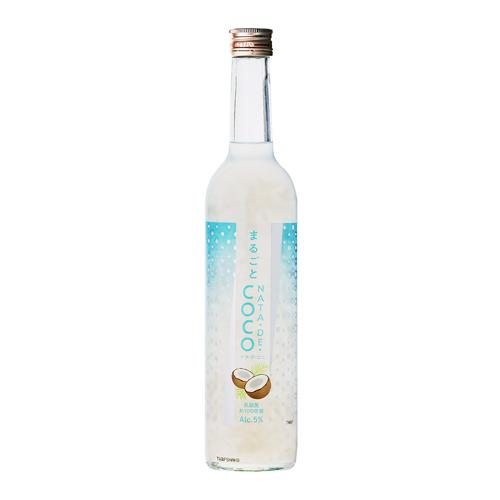 送料無料 ケース販売 まるごとNATA DE COCO ナタデココ 500ml ×12本リキュール 奈良県 北岡本店 和リキュール  国産 長S_1