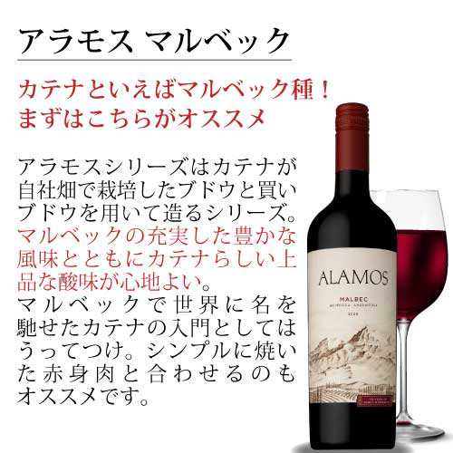 カテナ アラモス マルベック 750ml アルゼンチン 辛口 赤 ワイン