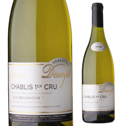セバスチャン ダンプ シャブリ プルミエ クリュ レ ブーニョン 2023 750ml フランス 辛口 白ワイン 浜運