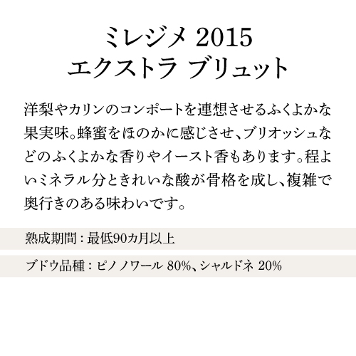 送料無料 ドミニク フルール ミレジメ グランクリュ 2015 750ml ミレジム 特級 辛口 シャンパーニュ 浜運