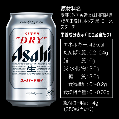 アサヒ スーパードライ B'zキャンペーン缶 350ml×48本 2ケース アサヒ スーパードライ B'zキャンペーン缶 350ml×48本 2ケース