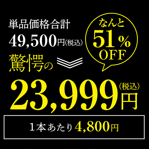 シャンパンセット シャンパン 実力派メゾンだけを集めた 高級 辛口 シャンパン 5本 セット 44弾 送料無料 1本/4,800円 浜運A_2