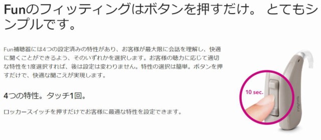 補聴器 シバントス シグニア FUN P/SP 耳かけ型 中度～重度難聴用 デジタル補聴器 左右共通の通販はau PAY マーケット -  カラコン・メガネ通販グラスコア au PAY マーケット店