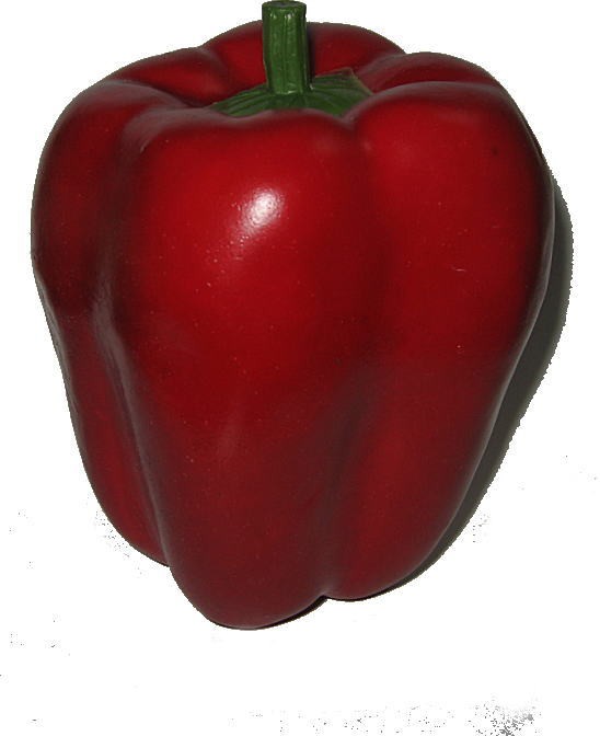 野菜 サンプル パプリカ ピーマン 赤色 7cm X7cm X 高さ9cm 重さ ９６グラム レッドピーマンの通販はau Pay マーケット ユカワファニチュア