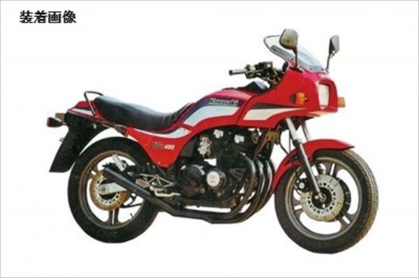 M-TEC中京 M-TEC中京 MRS-MUK40-05B ショート管 GPZ400F BK /GPZ550F取付可 マフラー カスタム パーツ 部品 ブラック