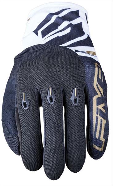 FIVE ファイブ  【3841300109003】 E3 EVO : WHITE BLACK GOLD L グローブ バイク用の通販は 8,135円