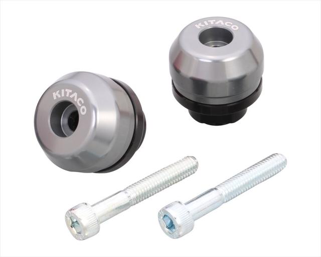 【4990852114177】 506-1310990 バーエンドキャップ　ガンメタリックアルマイト KITACO(キタコ) の通販は