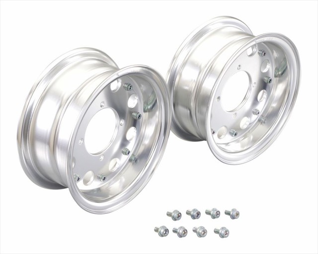 【4990852116881】 509-1137560 8インチ　アルミホイールSET　3.50SET・シルバーアルマイト KITACO(キタコ) の通販は