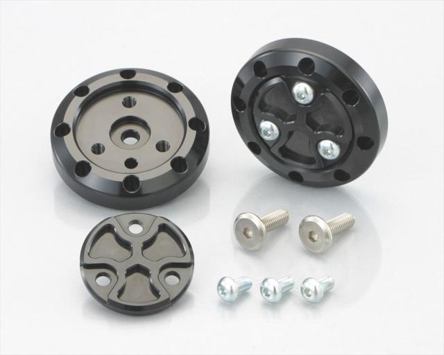 ゆうパケ 【4990852087501】 557-0415010 サイドマーカープレートSET 　ブラックアルマイト KITACO(キタコ) の通販は 7,553円