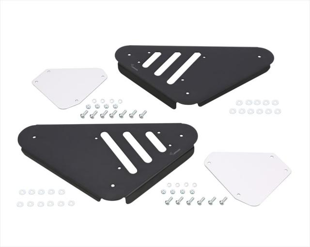 【4990852118687】 615-1452060 サイドカバーSET　ブラック・シルバー KITACO(キタコ) の通販は 13,293円