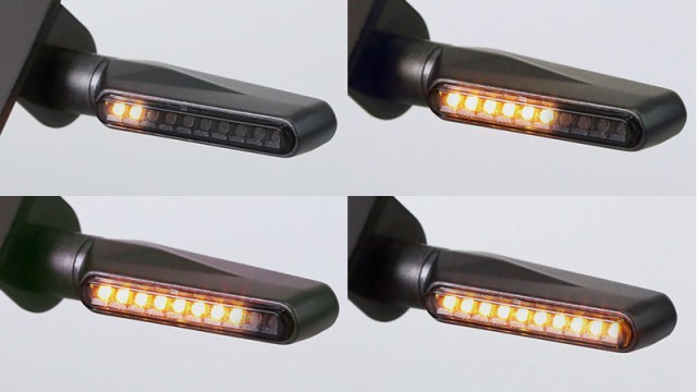 【4934154481780】 219-5178A ウインカーランプ　シーケンシャル　TRX　スモークレンズ　LED　12V1.7W 2個SET 【KIJIMA(キジマ)】 