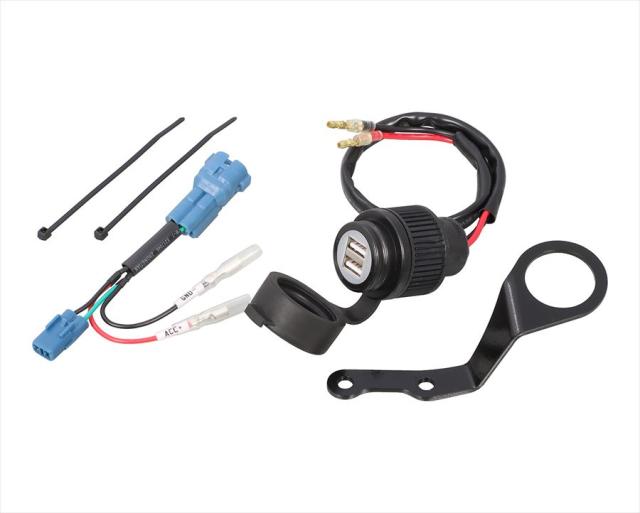 【4990852124732】 80-757-13010 USB電源KIT　2ポートタイプ KITACO(キタコ) 6,622円