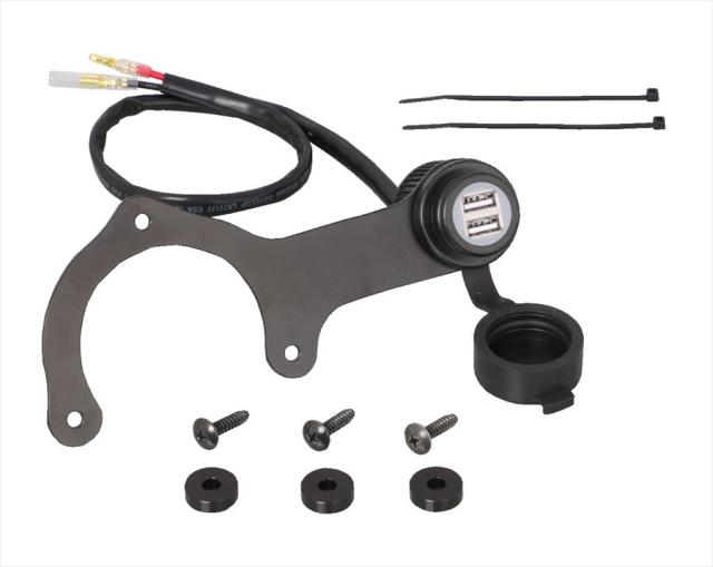 【4990852121816】 80-757-18290 USB電源KIT　2ポートタイプ KITACO(キタコ)
