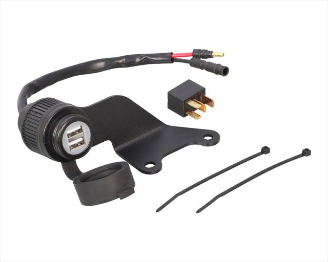 【4990852126361】 80-757-18620 USB電源KIT　2ポートタイプ KITACO(キタコ)