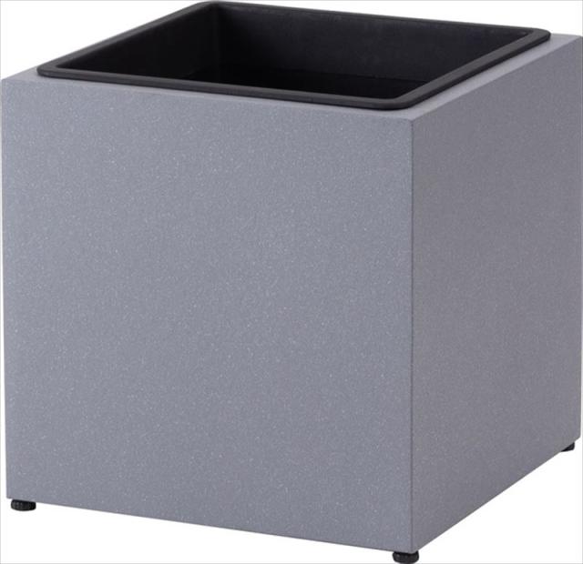 東谷 あづまや 【4985155238781】 プランター 鉢入れ モダン インダストリアル シンプル グレー 植物 観葉植物 アジャスター付き インテリア 正方形 9号