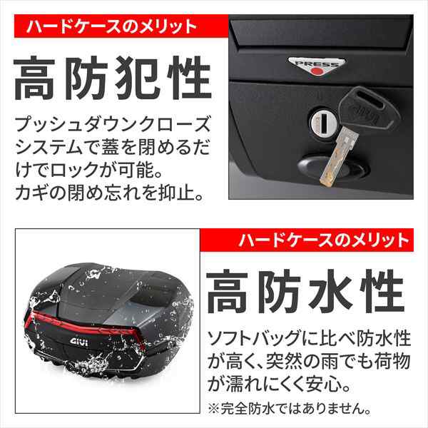 GIVI(ジビ)  【4909449630150】 43247 GIVI V58NNBD MAXIA5 BK/RDの通販は